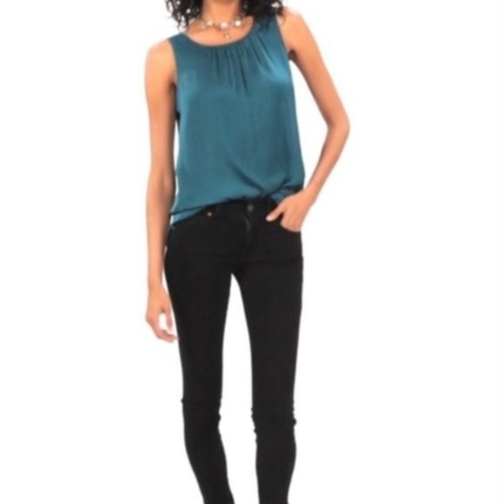 Cabi 3748 Black Cinch Skinny Jeans Mid Rise Sz 6